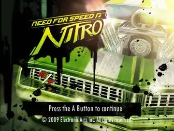 Need for Speed - Nitro screen shot title